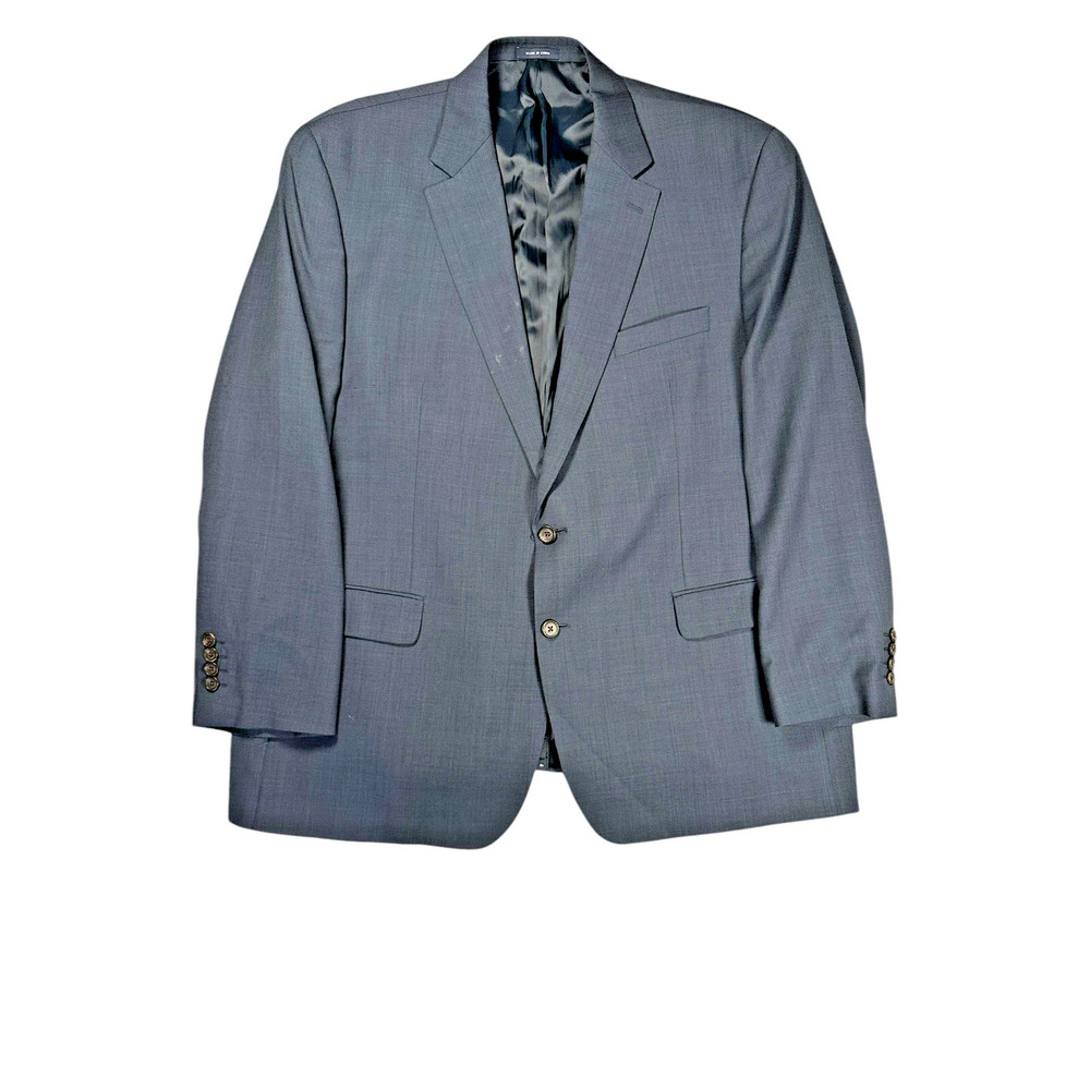 Ralph Lauren Wool Blazer Mens Sz 50R Blue Sport Coat Jacket Two Button